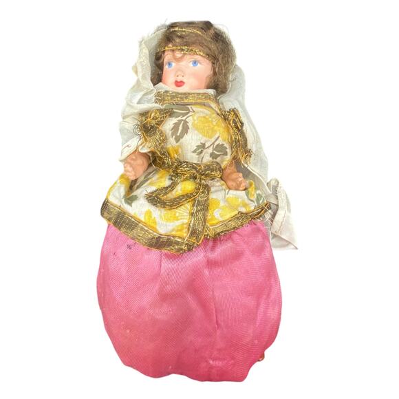 Antique Vintage Cloth Girl Doll - Picture 1 of 4